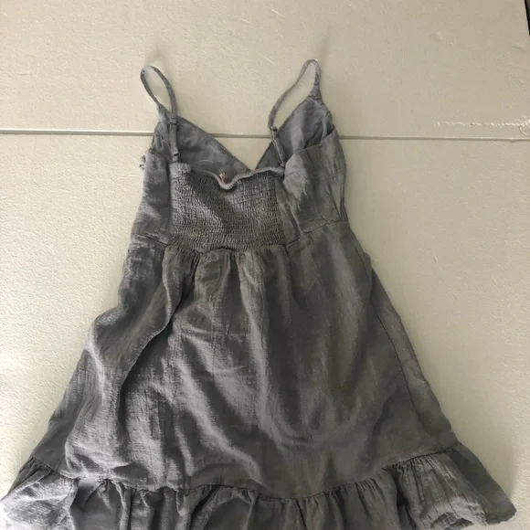 PacSun Lottie Moss light blue ruffle mini dress - Picture 10 of 14